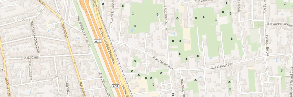 Plan du 20 Rue Gabriel Péri à Saint-Pierre-des-Corps