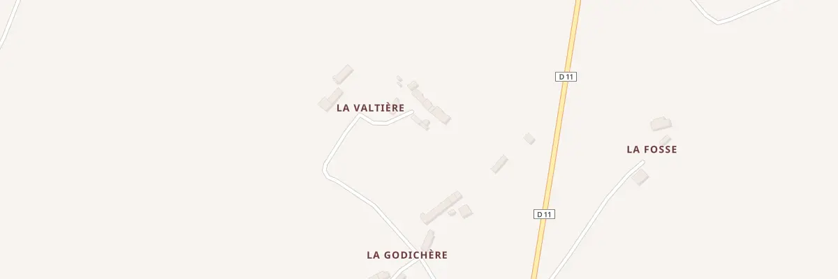 Plan du 54 La Valtiere à Val-au-Perche