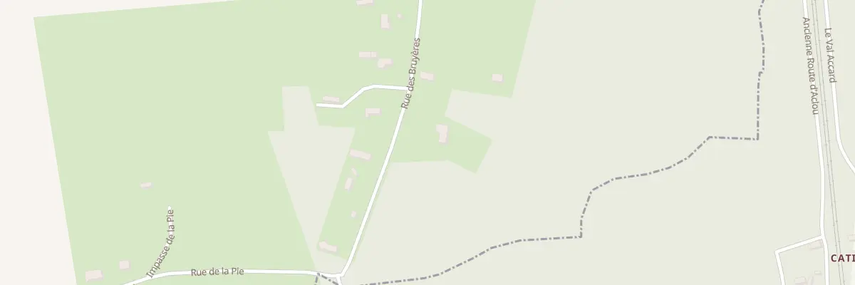 Plan du 39 Rue des Bruyères à Aclou