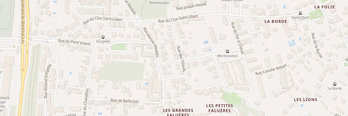 Plan du 11B Rue de Montsoudun à Tours