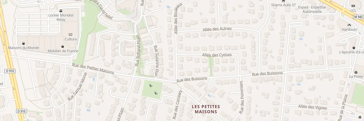 Plan du 5 All des Bouleaux à Chambray-lès-Tours