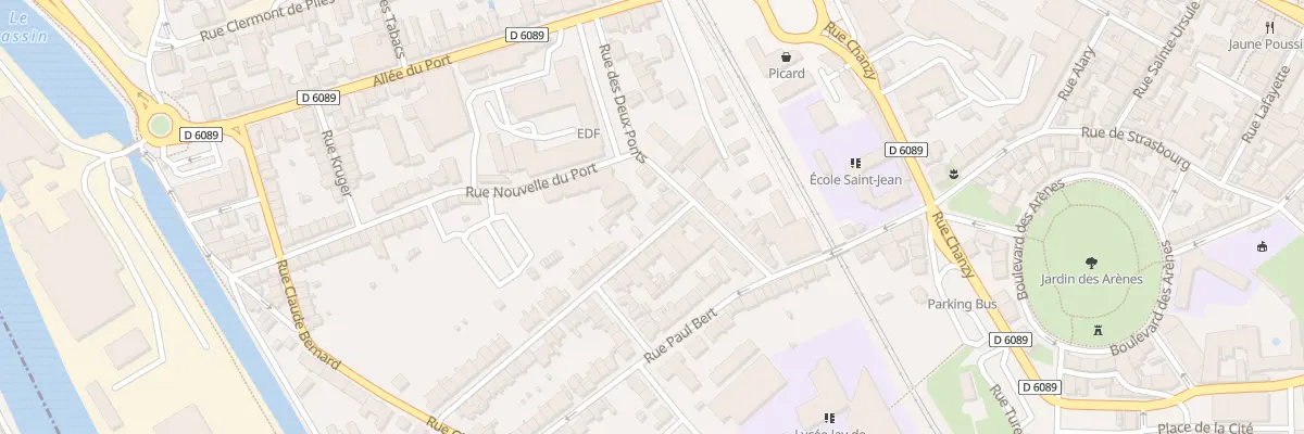 Plan du 51 Rue Courbet à Périgueux