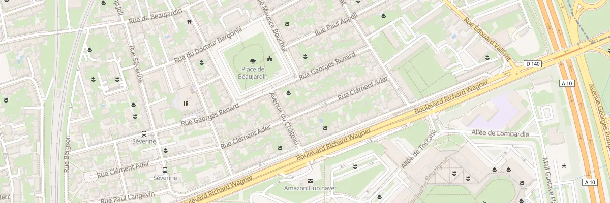 Plan du 70 Rue Clément Ader à Tours