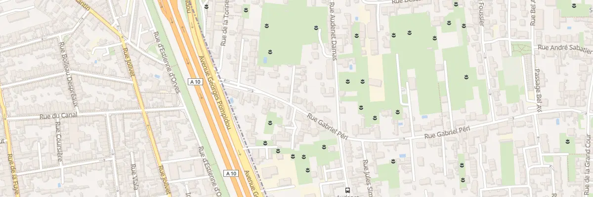 Plan du 22 Rue Gabriel Péri à Saint-Pierre-des-Corps