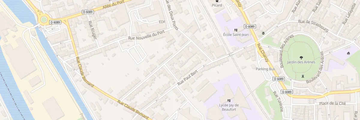 Plan du 40 Rue Courbet à Périgueux