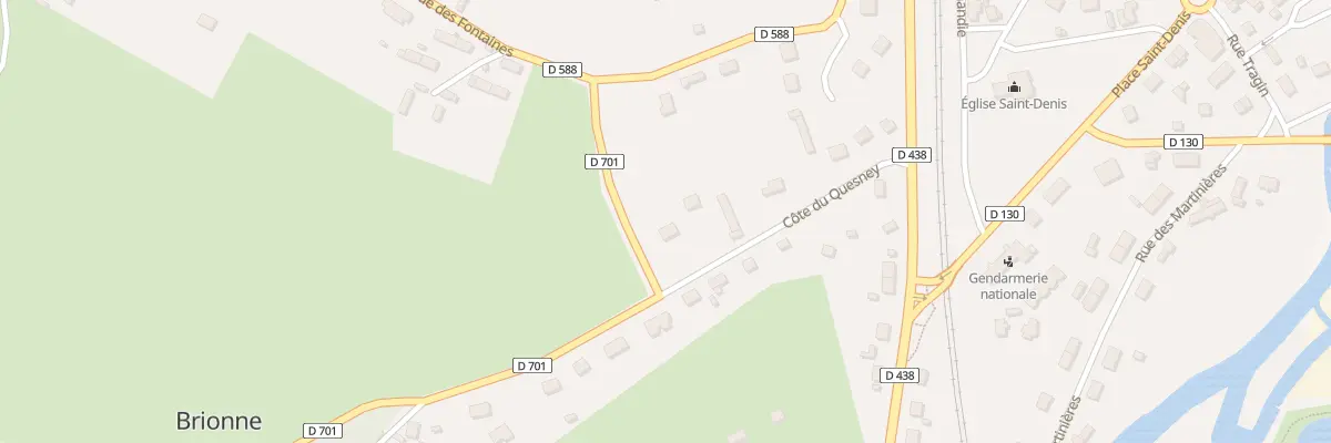Plan du 11 Côte du Quesney à Brionne