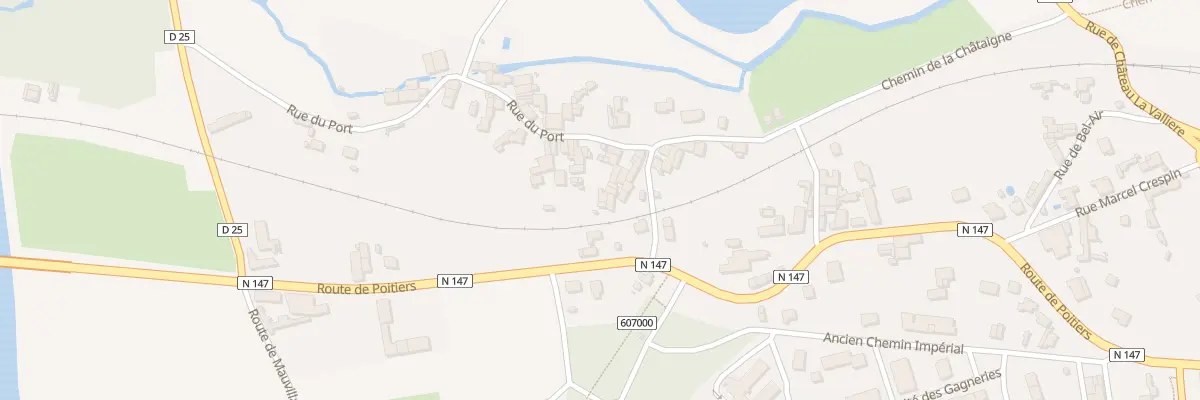 Plan du 3 Rue du Port à Lussac-les-Châteaux