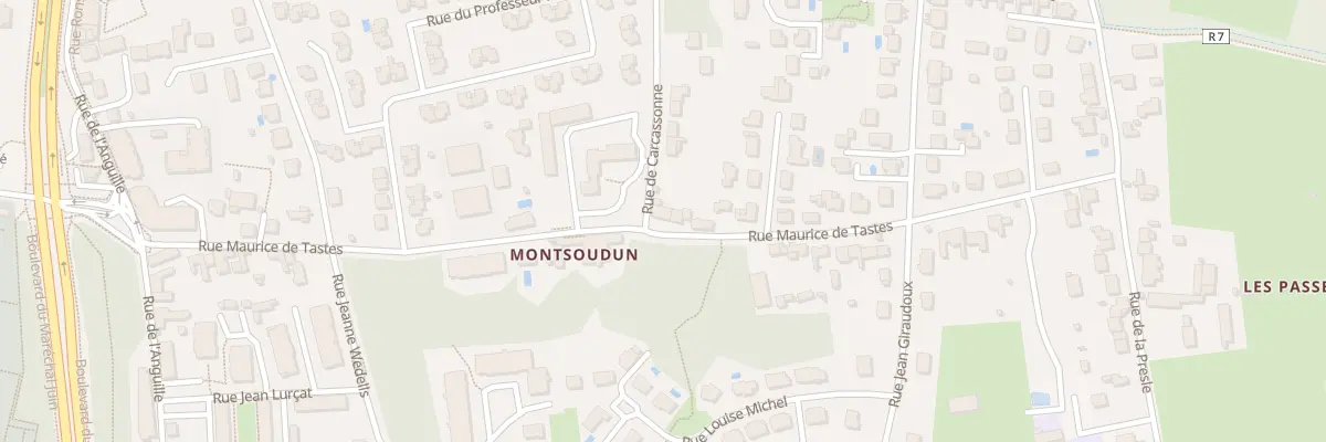 Plan du 44 Rue Maurice de Tastes à Tours