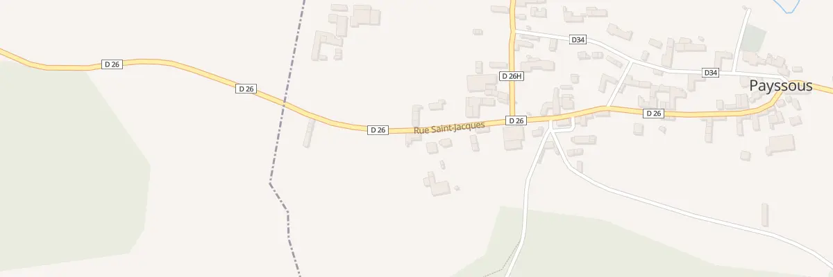 Plan du 53 Le Village à Payssous