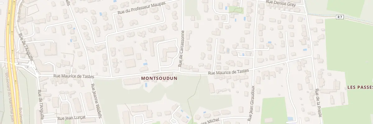 Plan du 46 Rue Maurice de Tastes à Tours