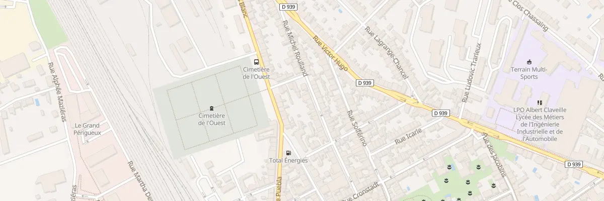 Plan du 41 Rue Michel Roulland à Périgueux