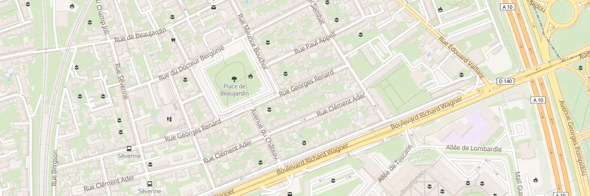 Plan du 89 Rue Georges Renard à Tours
