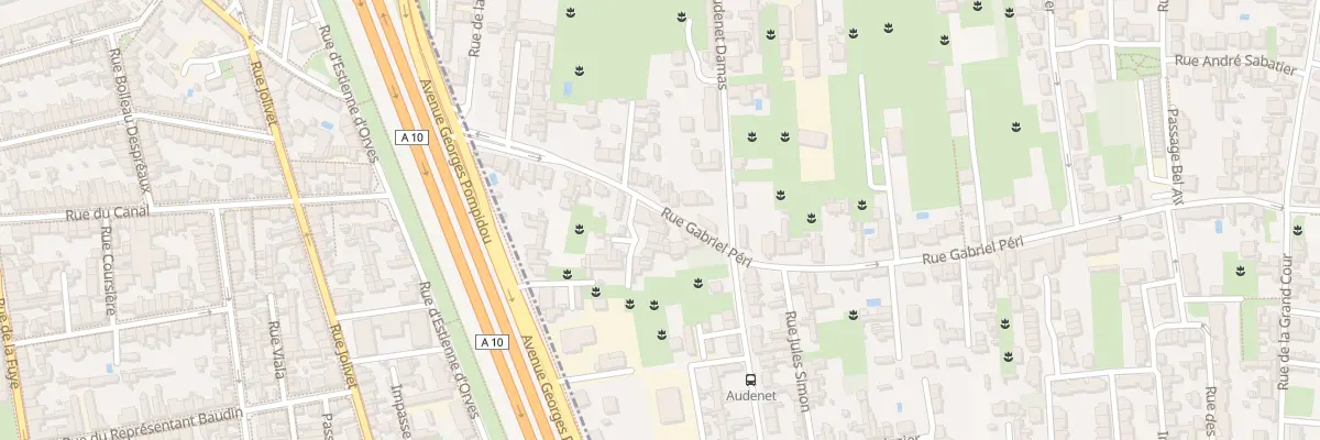 Plan du 21 Rue Gabriel Péri à Saint-Pierre-des-Corps