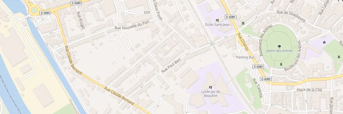 Plan du 57 Rue Paul Bert à Périgueux