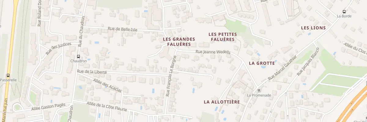 Plan du 28 Rue Jeanne Wedells à Tours