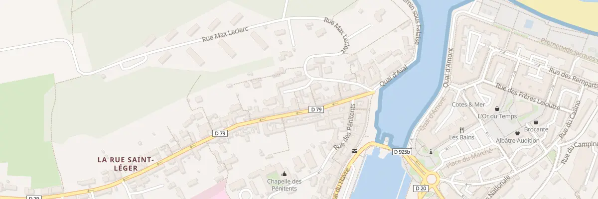 Plan du 43 Rue Saint-Léger à Saint-Valery-en-Caux