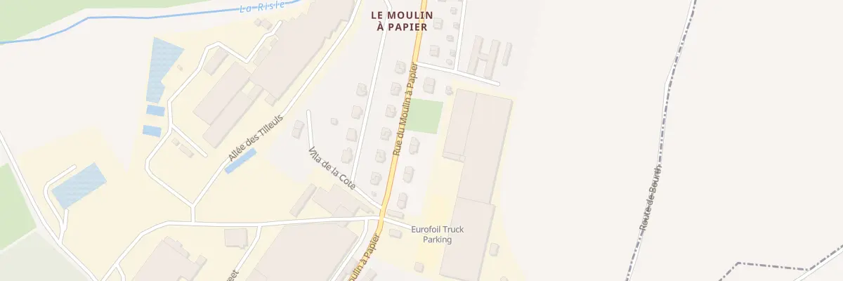 Plan du 143 Rue du Moulin a Papier à Rugles