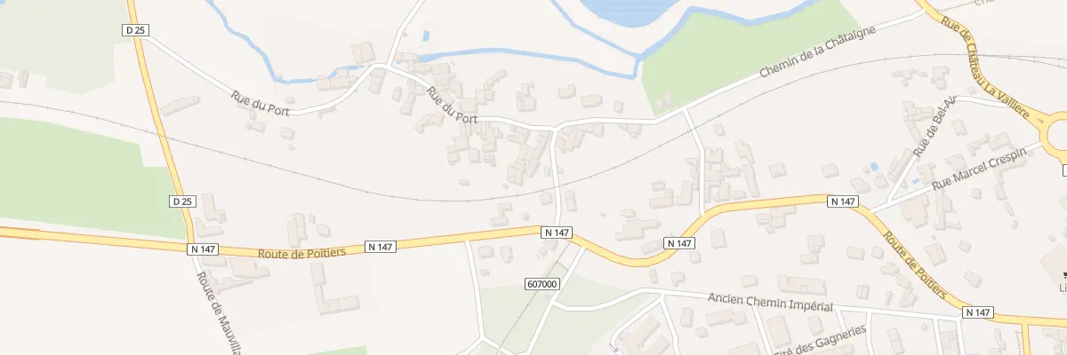 Plan du 7 Rue du Port à Lussac-les-Châteaux
