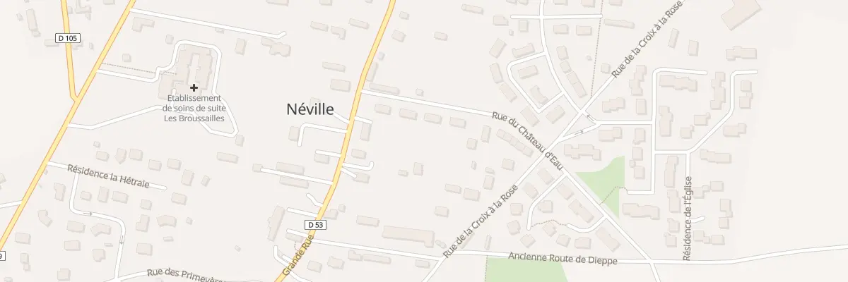 Plan du 10 Rue du Chateau d’Eau à Néville