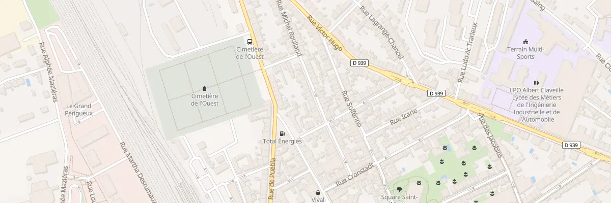 Plan du 31 Rue Michel Roulland à Périgueux