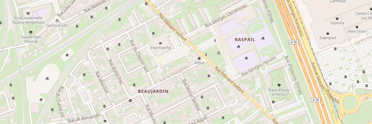 Plan du 120 Rue de Beaujardin à Tours