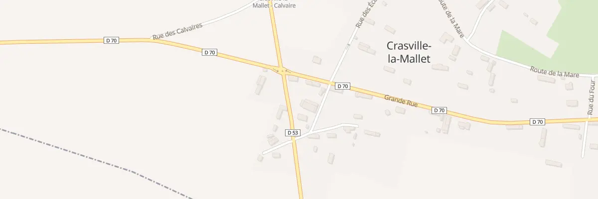 Plan du 8 Rte de Saint Valéry à Crasville-la-Mallet