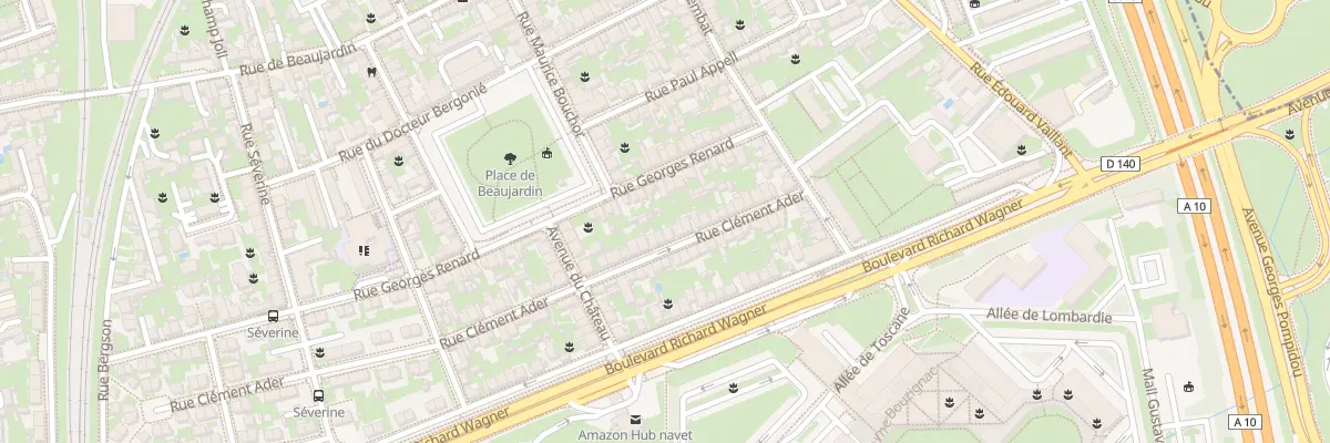 Plan du 80 Rue Clément Ader à Tours