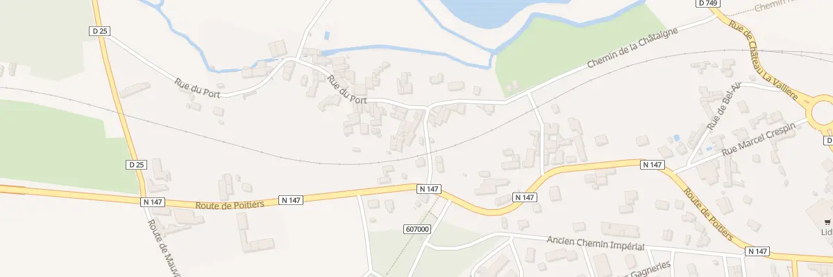 Plan du 9 Rue du Port à Lussac-les-Châteaux