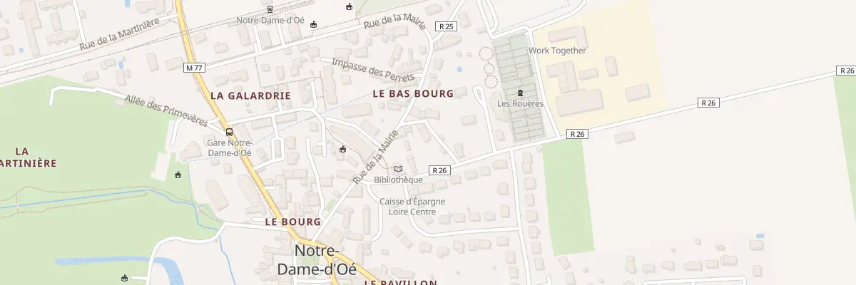 Plan du 51 Le Bas Bourg à Notre-Dame-d’Oé