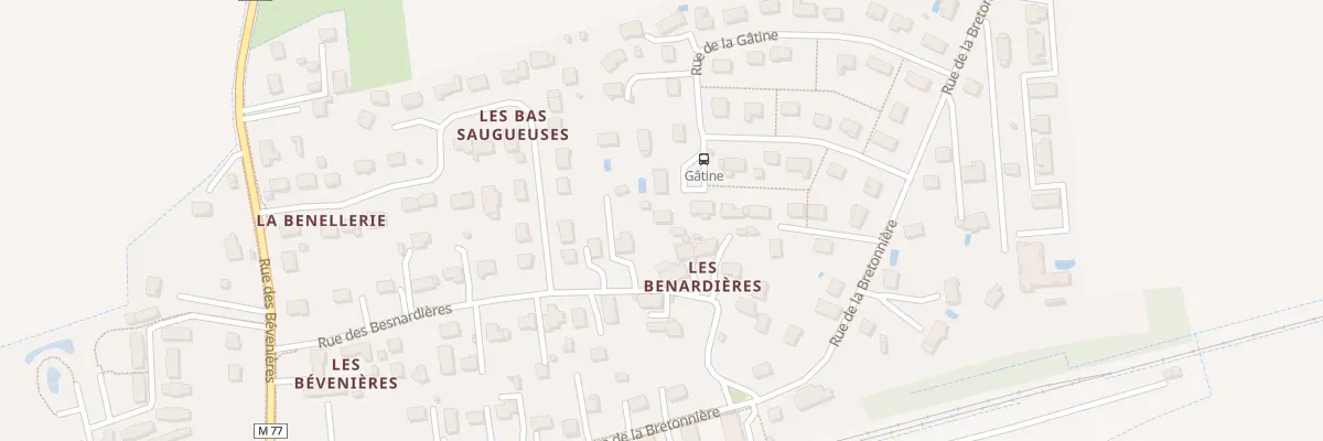 Plan du 12 Rue de la Gâtine à Notre-Dame-d’Oé
