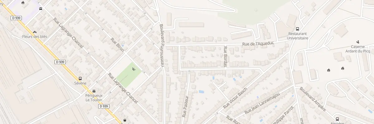 Plan du 5 Rue du Petit Réservoir à Périgueux