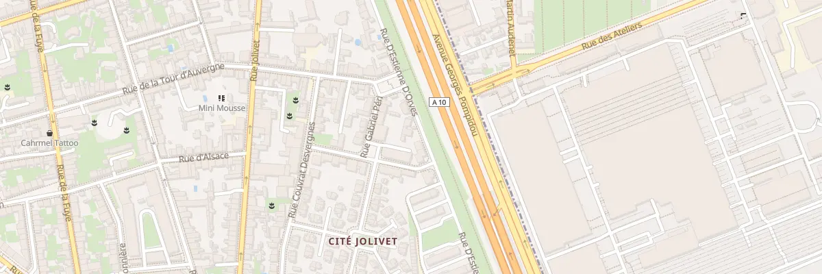 Plan du 63 Rue Estienne d’Orves à Tours