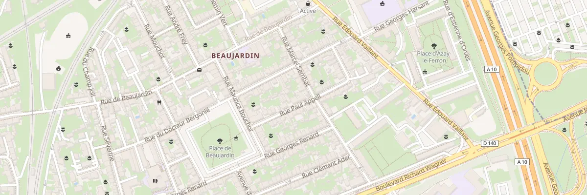 Plan du 24 Rue Paul Appell à Tours
