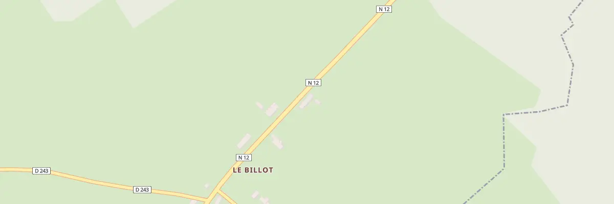 Plan du 13 Le Billot à La Ventrouze
