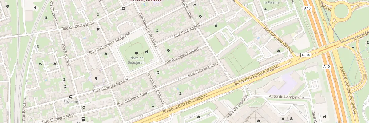 Plan du 97 Rue Georges Renard à Tours