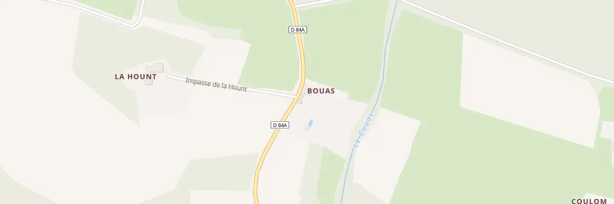 Plan du 39 Bouas à Péguilhan