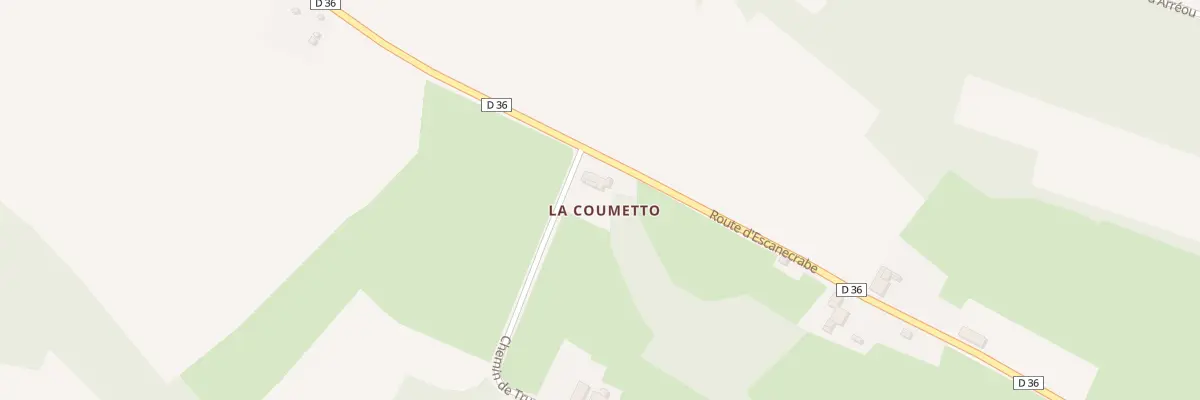 Plan du 880 Rte d’Escanecrabe à Mondilhan