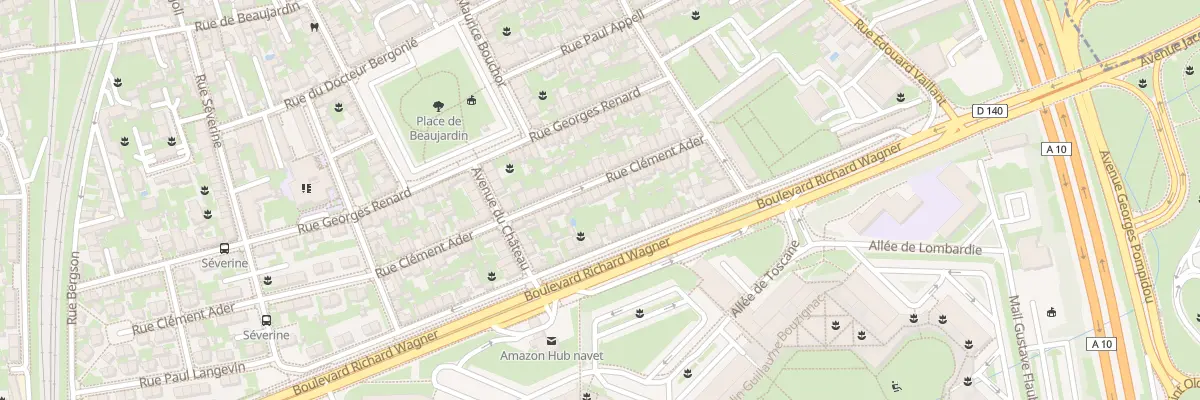 Plan du 77 Rue Clément Ader à Tours
