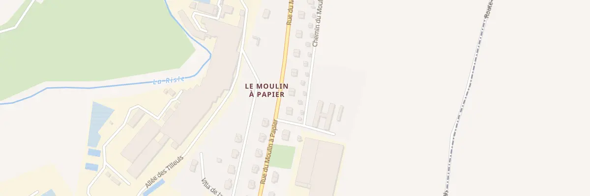 Plan du 133 Rue du Moulin a Papier à Rugles