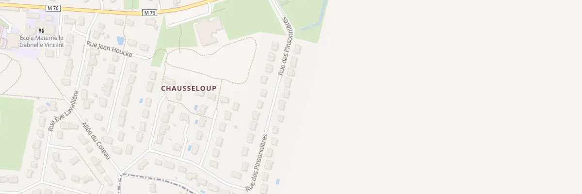 Plan du 40 Rue des Pinsonnières à Chanceaux-sur-Choisille