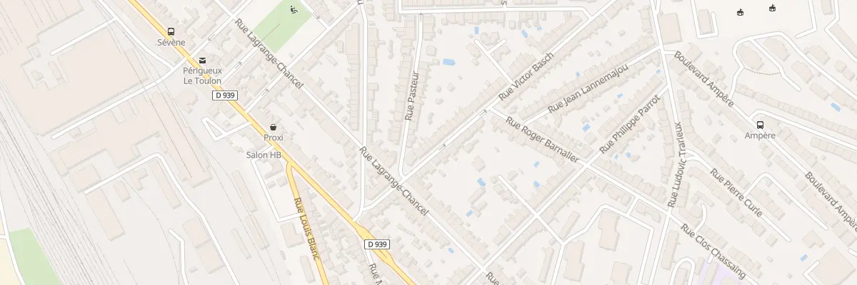 Plan du 13 Rue Victor Basch à Périgueux