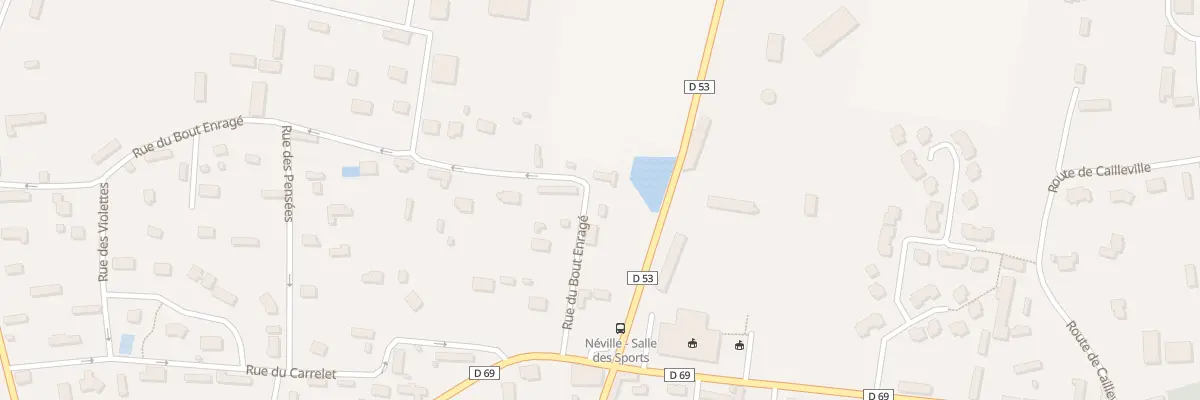Plan du 6 Rue du Bout Enrage à Néville
