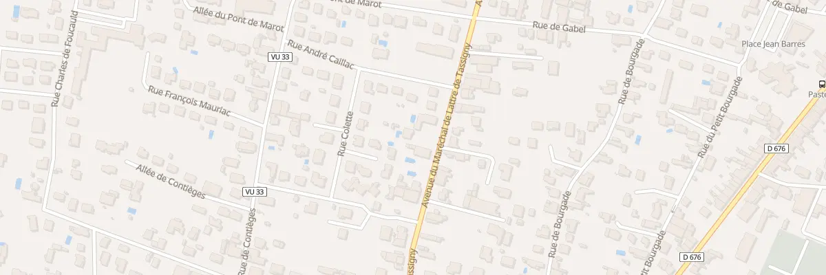Plan du 89 Av Mal de Lattre de Tassigny à Villeneuve-sur-Lot