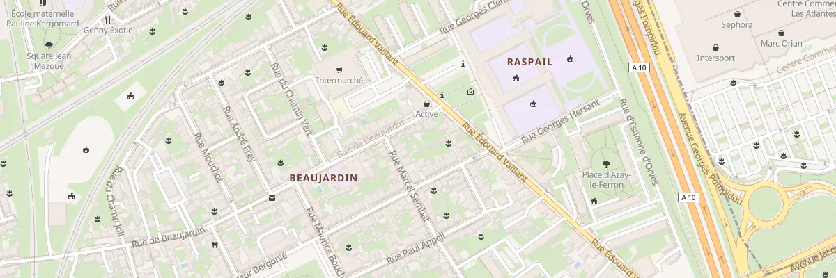 Plan du 115 Rue de Beaujardin à Tours