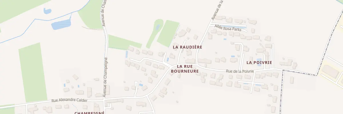 Plan du 16 Rue Bourneure à Notre-Dame-d’Oé