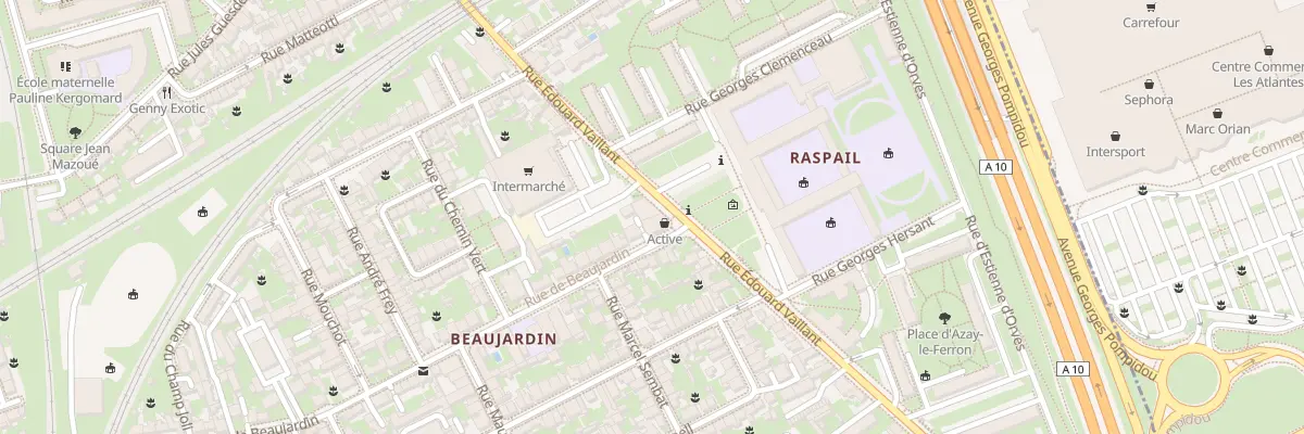 Plan du 124 Rue de Beaujardin à Tours