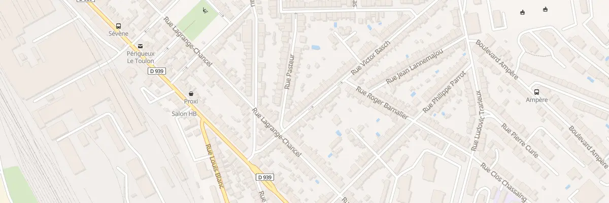 Plan du 15 Rue Victor Basch à Périgueux