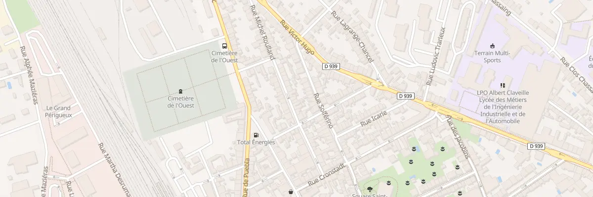 Plan du 32 Rue Michel Roulland à Périgueux