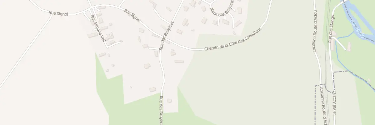 Plan du 11 Les Bruyeres Sud à Aclou