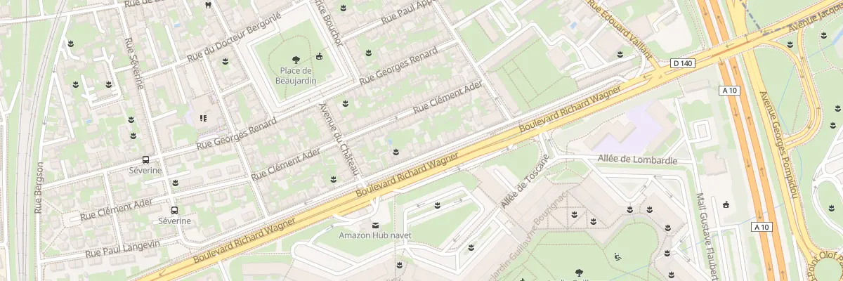 Plan du 26 Rue Pierre Brizon à Tours